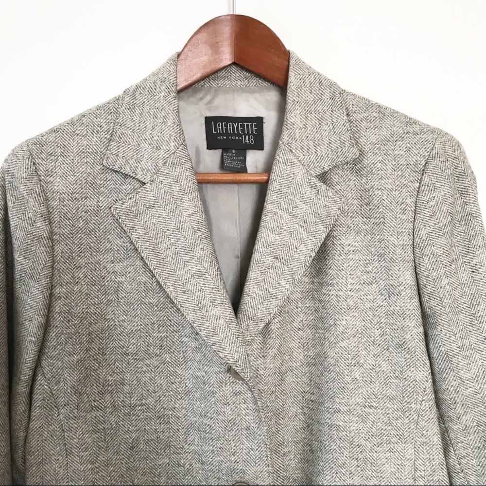 ** Lafayette 148 New York ** wool, cashmere coat - Picture 2 of 9